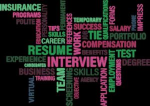 Resume, interview, compensation, benefits, experience...all terms much needed for moving job search NYC.