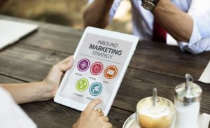 Inbound marketing strategy on a tablet - explore it and use it to achieve the most with your online presence.