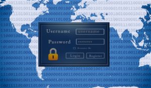 Login screen for entering the password that will prtect your business from cyber attacks.