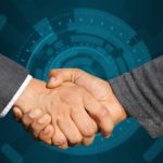 Maintaining good vendor relationships with a handshake and advice.