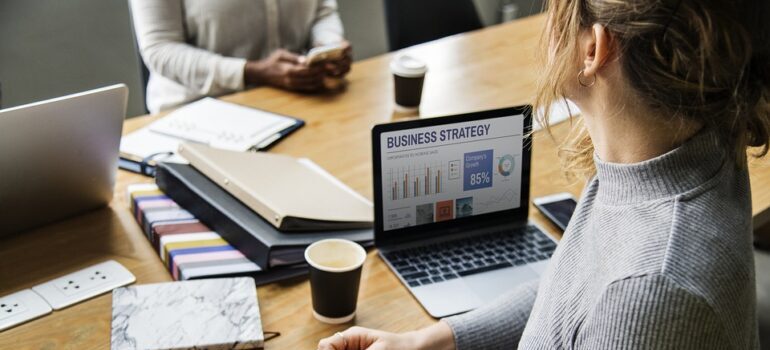Small businesses fail in the first year because they fail to plan for rapid expansion in their business strategy, like on this laptop.