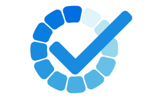 Loading icon with checkmark