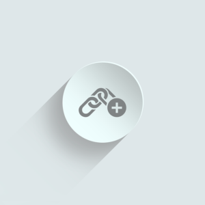 Link icon on white background