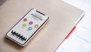 Phone with different marketing activities.