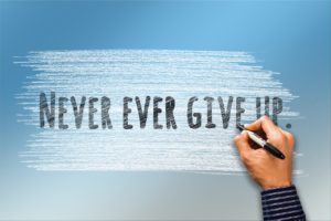 Never Give Up on your blog content plan