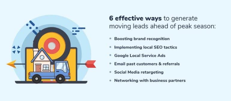 6 ways to generate moving leads ahead of peak season
