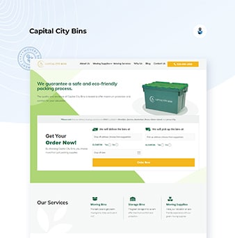 Logo for Capital City Bins