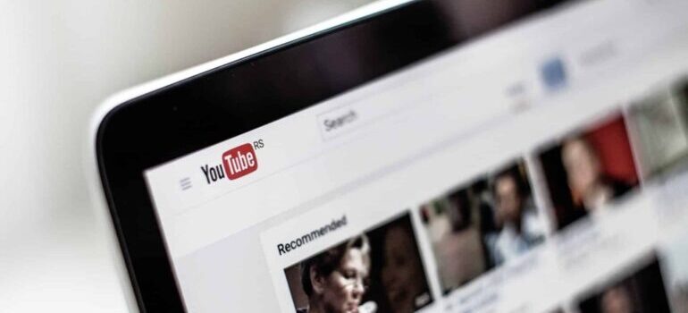 The section of YouTube that features recommended videos.