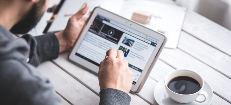 reading a blog