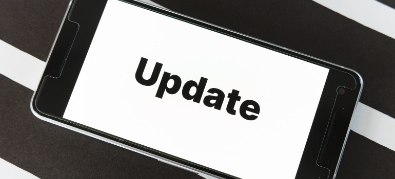 Update on a phone
