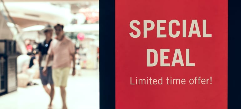 Special deal board