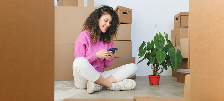 A person searching for budget-friendly Google Ad strategies for moving companies