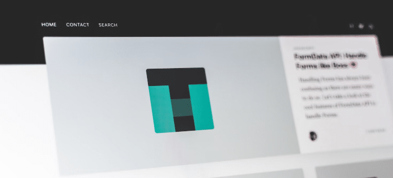 A website background