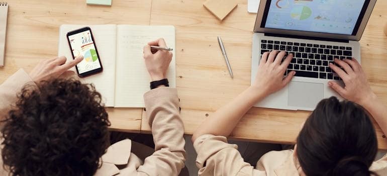 A team analyzing the success of digital marketing tools