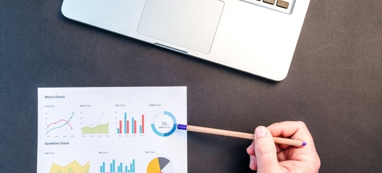 a man checking some charts 