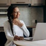 a woman showing Are paid moving leads worth It
