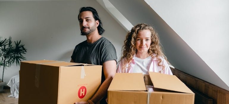 People holding boxes during a move with a company knows that how to automate review requests without violating Google guidelines