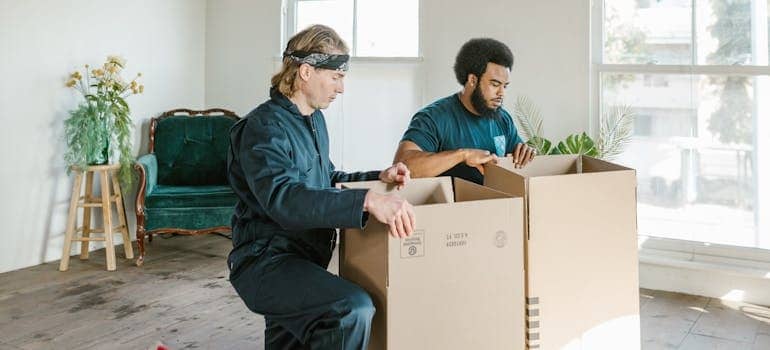 Employees of a company that ensures NAP consistency for moving companies