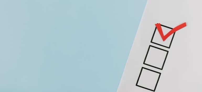 A checklist, which can be a type of content that includes lead magnets in blog posts