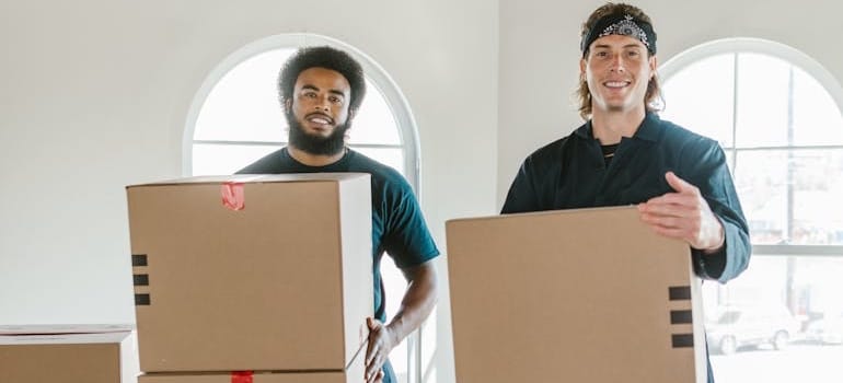 Employees of a moving company that knows how Google chooses featured snippets